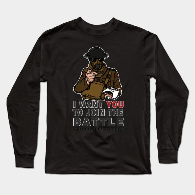 Join the Battle Long Sleeve T-Shirt by AndreusD